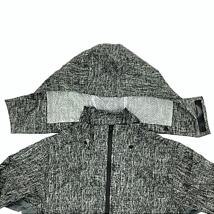 RAIN SUIT 透湿レインスーツ 杢グレー LL