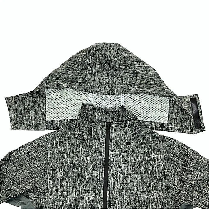 RAIN SUIT 透湿レインスーツ 杢グレー M