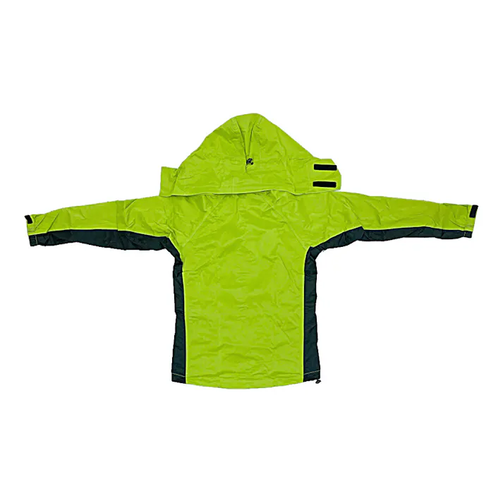 透湿ストレッチレインスーツ グリーン L