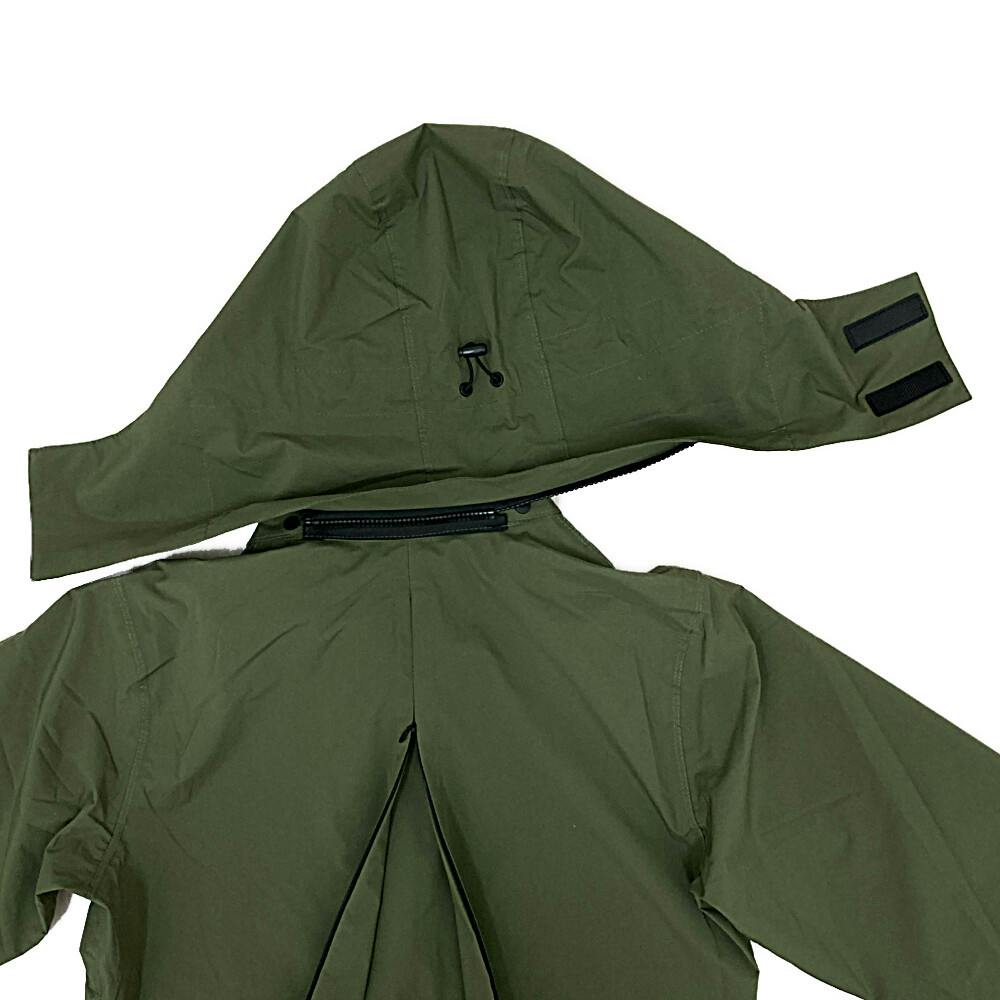 バッグイン透湿レインスーツ カーキ LL(販売終了) | 作業着・作業服