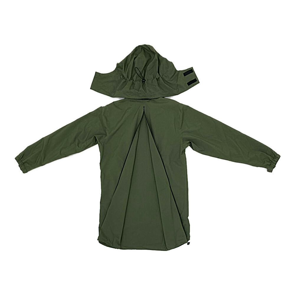 バッグイン透湿レインスーツ カーキ L(販売終了) | 作業着・作業服
