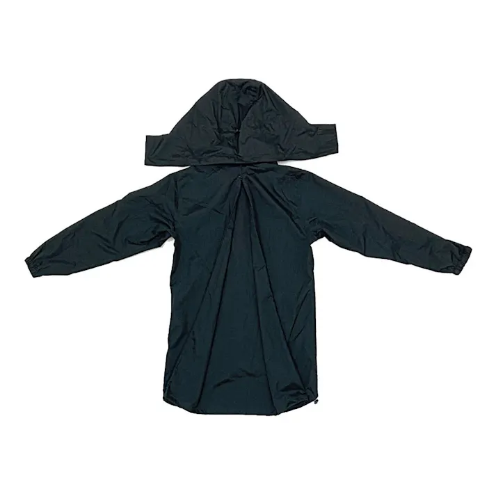バッグイン透湿レインスーツ ブラック LL