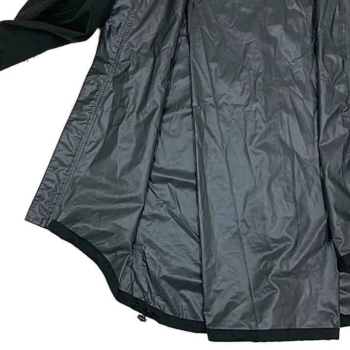 バッグイン透湿レインスーツ ブラック LL