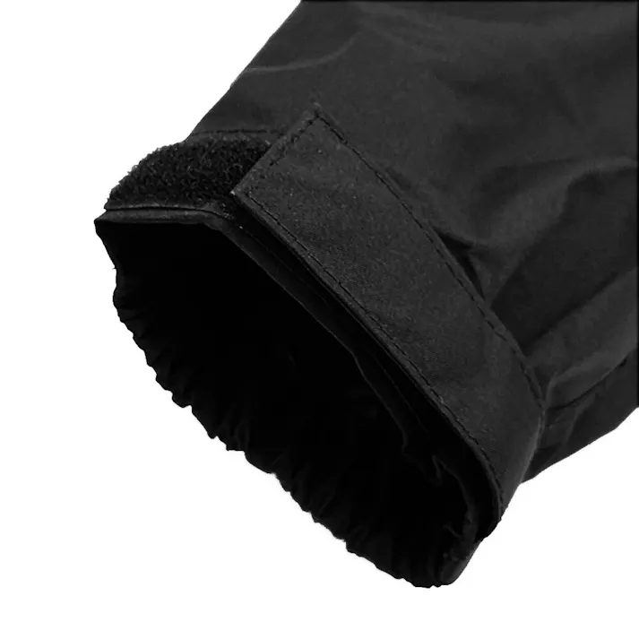 バッグイン透湿レインスーツ ブラック LL