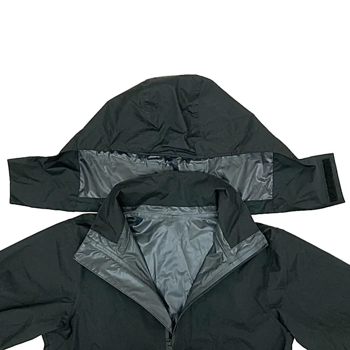 バッグイン透湿レインスーツ ブラック L(販売終了)