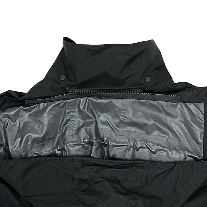 バッグイン透湿レインスーツ ブラック M