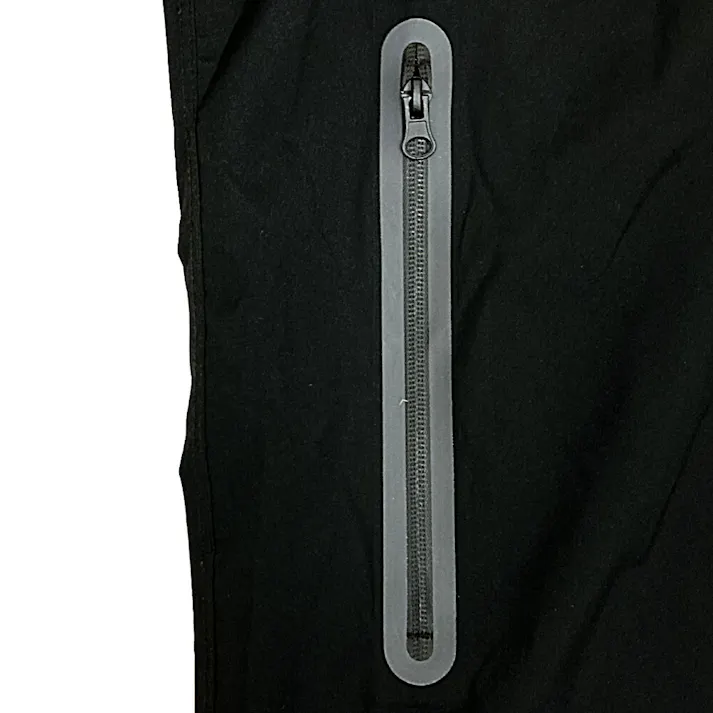 バッグイン透湿ロングレインコート ブラック M