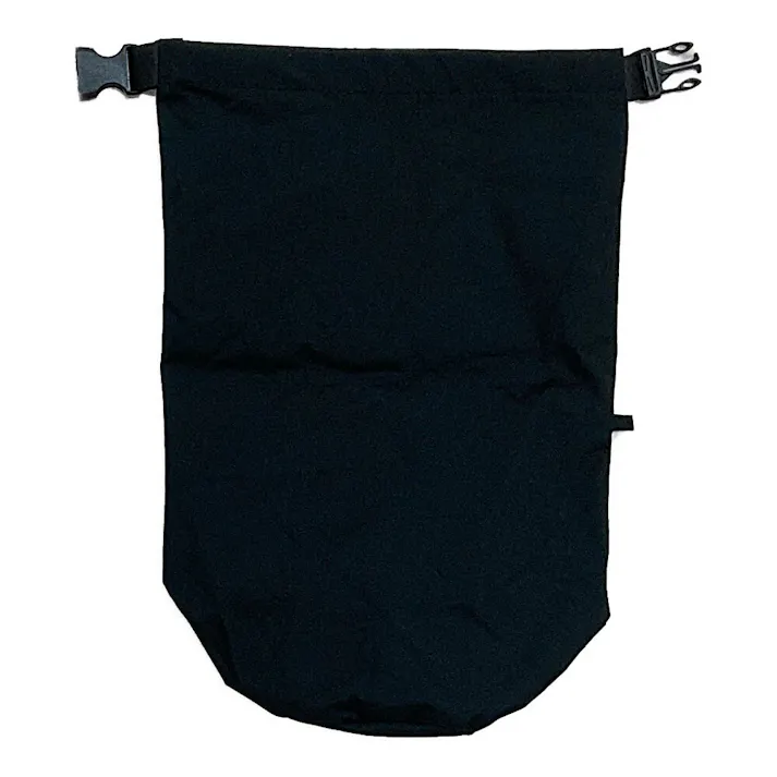 バッグイン透湿ロングレインコート ブラック M