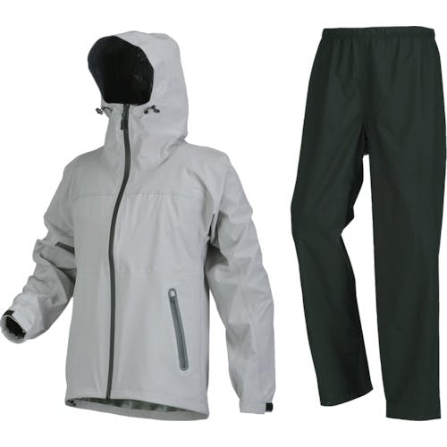 カジメイク 7572 4WAYストレッチシールドEX シルバー LL 7572-71-LL レインスーツ カジメイク 7572 4WAYストレッチシールドEX シルバー LL 7572-71-LL レインスーツ