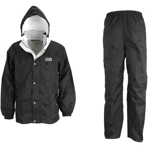 カジメイク エントラントレインスーツ2 ブラック L 7250-91-L レインスーツ カジメイク エントラントレインスーツ2 ブラック L 7250-91-L レインスーツ