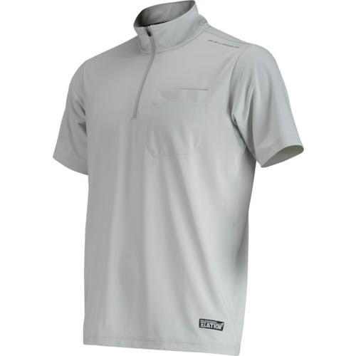 カジメイク 8845 Newシェイドドライナー半袖ZIPUPシャツ シルバーグレー L 8845-72-L シャツ カジメイク 8845 Newシェイドドライナー半袖ZIPUPシャツ シルバーグレー L 8845-72-L シャツ