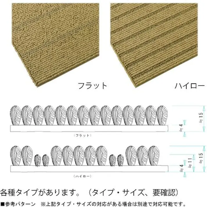 【CAINZ-DASH】ミヅシマ工業 リネンマット 450×750mm ハイロー 410-0220【別送品】