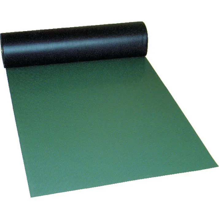 【CAINZ-DASH】ミヅシマ工業 ビニール長マット ピラミッド グリーン 411-0320【別送品】