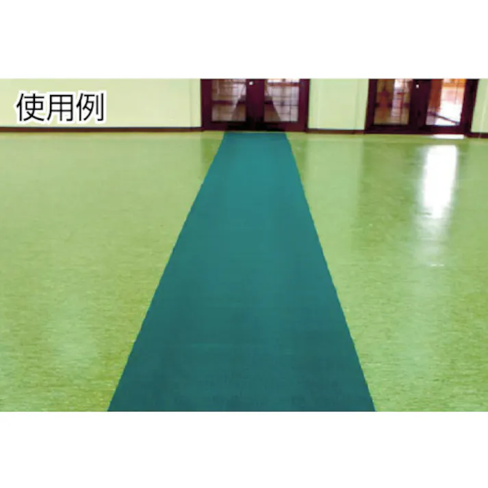 【CAINZ-DASH】ミヅシマ工業 ビニール長マット ピラミッド グリーン 411-0320【別送品】