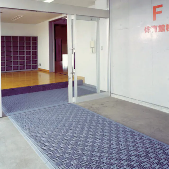 【CAINZ-DASH】ミヅシマ工業 クロスラインマットエース 本体 グレー 420-0310【別送品】