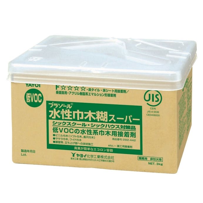 ヤヨイ化学工業 水性巾木糊スーパー No282-442 3kg