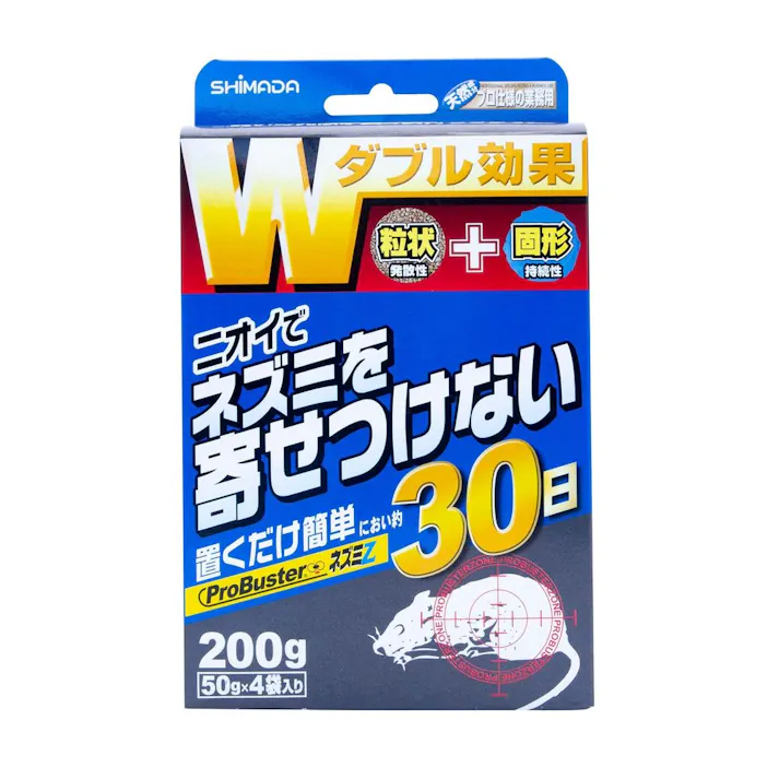 シマダ ネズミを寄せ付けない 分包 50g×4P