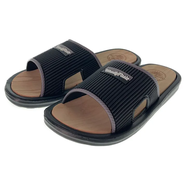 紳士ウッディシャワーサンダル ブラック M
