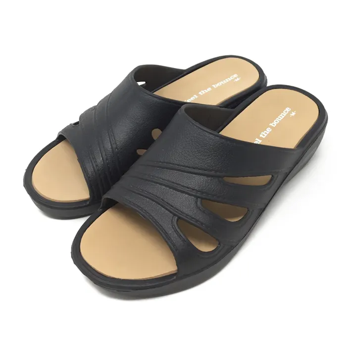 婦人サンダル ヒール付きインジェクション ブラック M(販売終了)