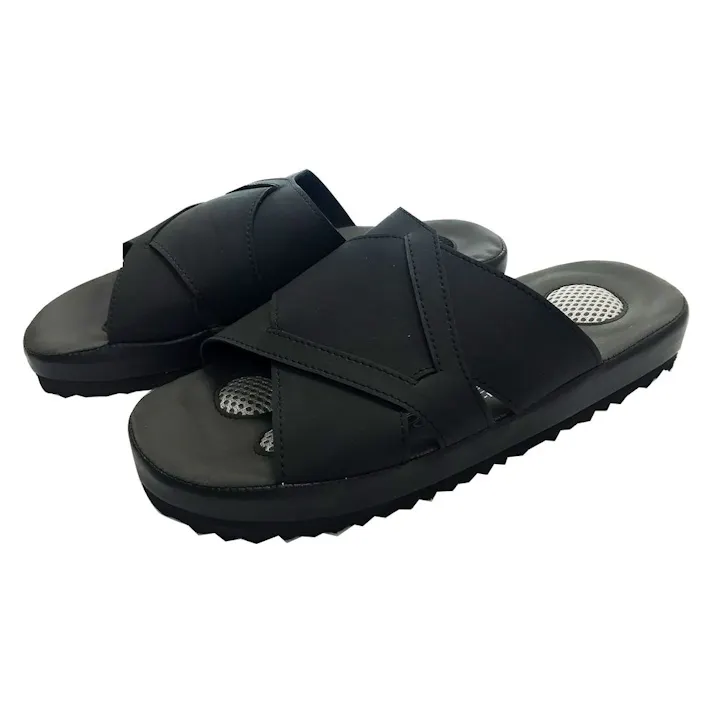 紳士インソールサンダル ブラック L