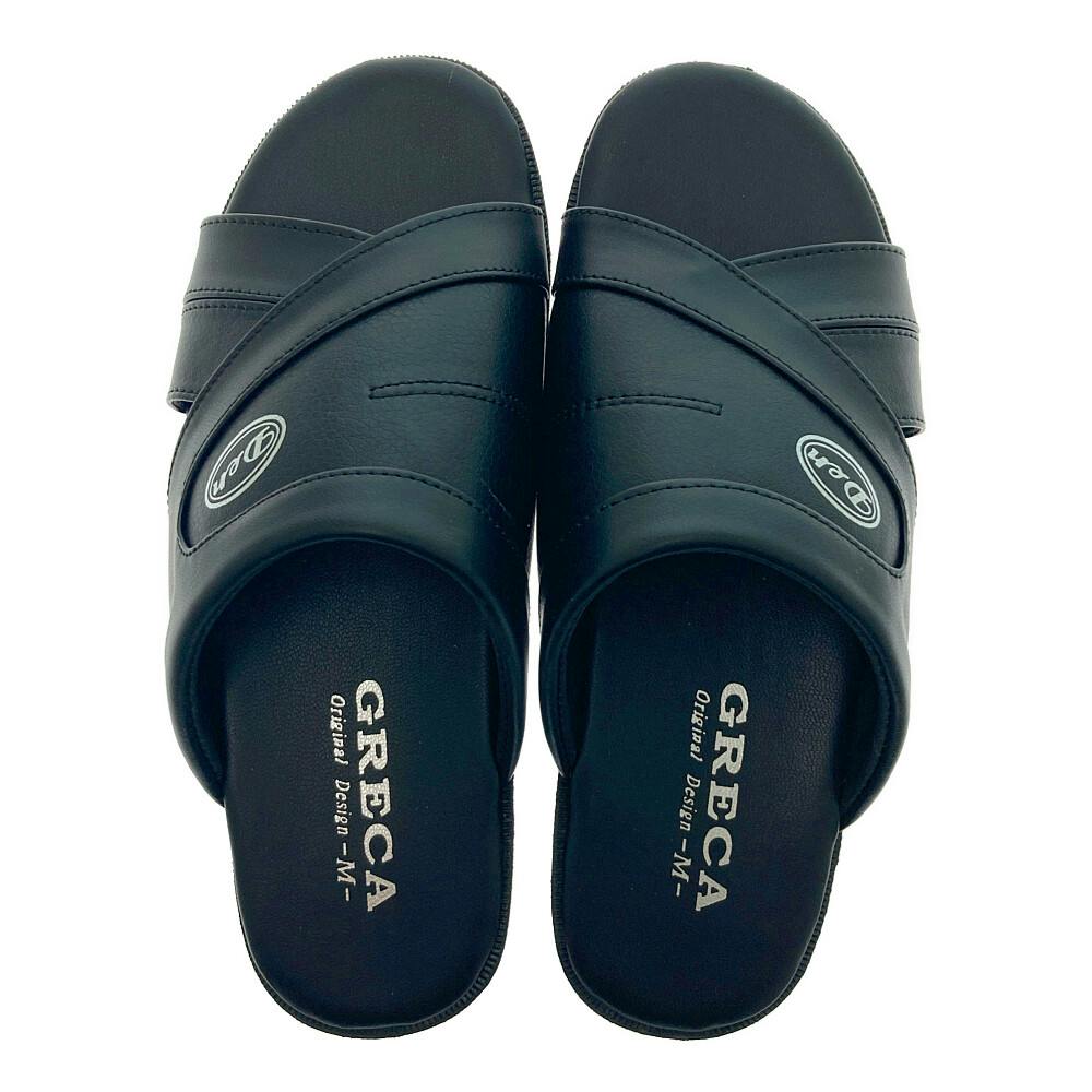 MARW ブラック フラットサンダル MARW ブラック フラットサンダル