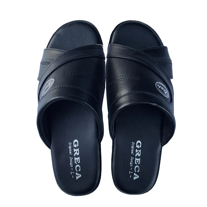 ワイドサンダル L ブラック