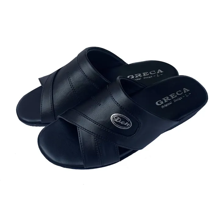 ワイドサンダル L ブラック