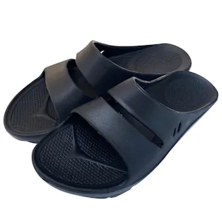 リカバリーサポートサンダル ブラック 23cm