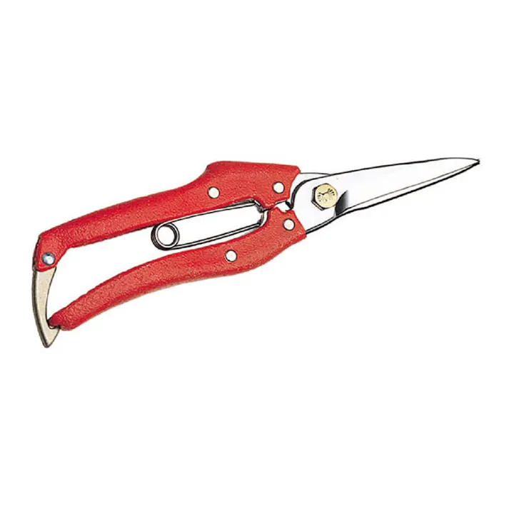 ニシガキ プロ200芽切鋏200mm赤柄【別送品】