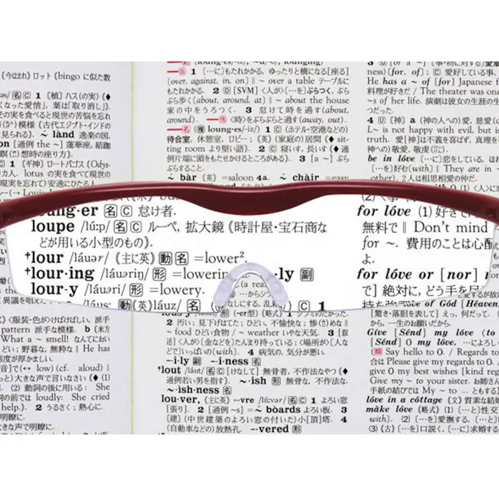 神田通信工業 ハズキルーペ コンパクト クリアレンズ 1.6倍 黒