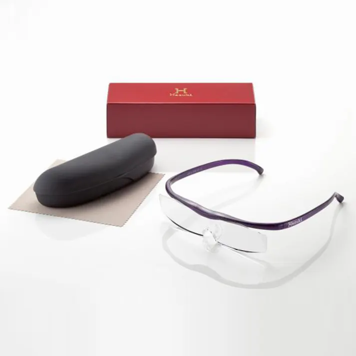 神田通信工業 ハズキルーペ コンパクト クリアレンズ 1.6倍 黒