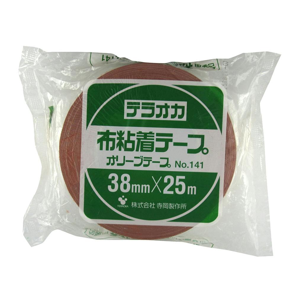 寺岡製作所 TERAOKA 布粘着テープ オリーブテープ No141 38mm×25m クラフトテープ・布テープ 寺岡製作所 TERAOKA 布粘着テープ オリーブテープ No141 38mm×25m クラフトテープ・布テープ