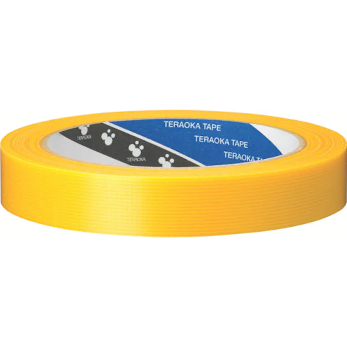 【CAINZ-DASH】寺岡製作所 P-カットテープ NO.4142 黄 18mmX25M 4142 Y-18X25【別送品】