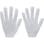 【CAINZ-DASH】福徳産業 すべり止め手袋　てくびショート薄手　スベリドメ付　ホワイト　Ｍ　５双組 372-5P-M【別送品】
