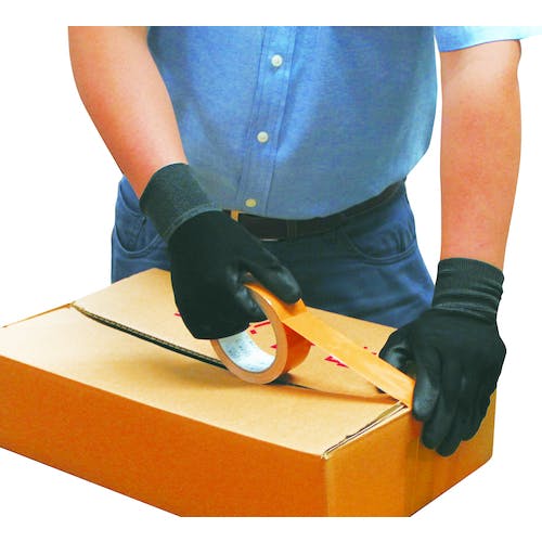 CAINZ-DASH】福徳産業 ガムテープが付きにくいPU ブラック L 406-L