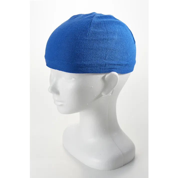 【CAINZ-DASH】福徳産業 抗菌防臭ヘルニットキャップ ブルー 1817-BLU【別送品】
