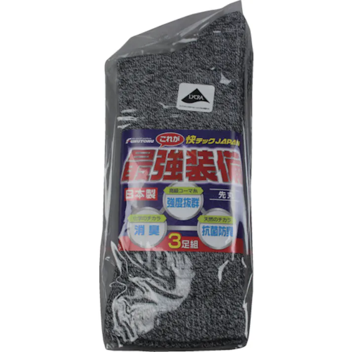 【CAINZ-DASH】福徳産業 最強装備快テック先丸 モクカラー 4072-3P-L【別送品】