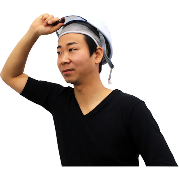 【CAINZ-DASH】福徳産業 チタン涼感ヘルメットイン 9645【別送品】