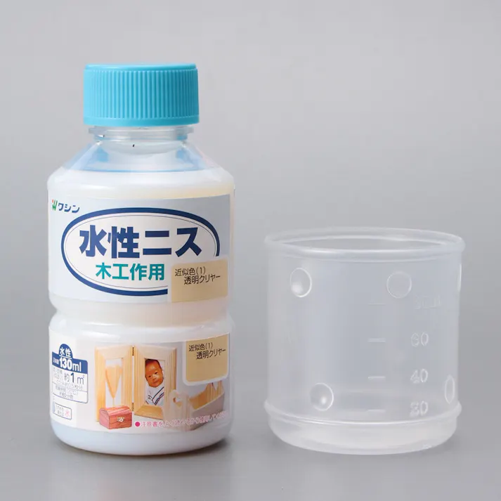 水性ニス 木工作用 透明クリヤー 130ml