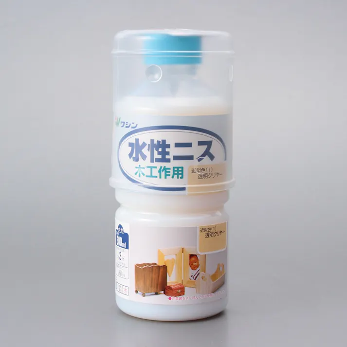 水性ニス 木工作用 透明クリヤー 300ml【別送品】