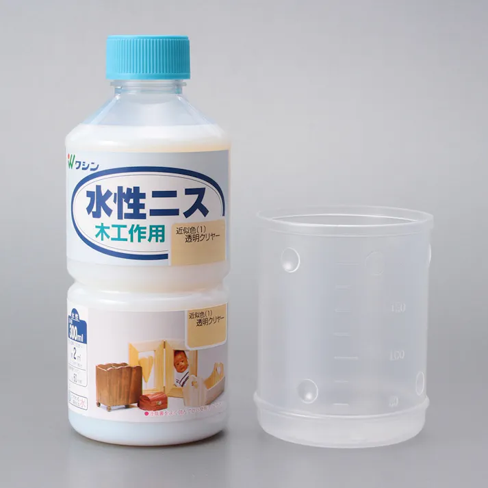 水性ニス 木工作用 透明クリヤー 300ml【別送品】