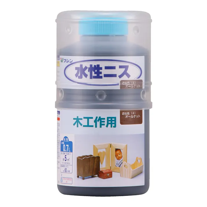 水性ニス 木工作用 オールナット 0.7L【別送品】
