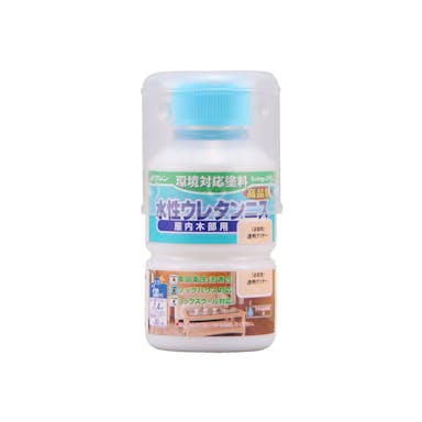 和信ペイント 水性ウレタンニス 透明クリヤー 130ml【別送品】