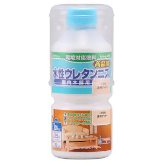 水性ウレタンニス 屋内木部用 透明クリヤー 300ml【別送品】
