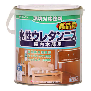 水性ウレタンニス 屋内木部用 チーク 0.7L【別送品】