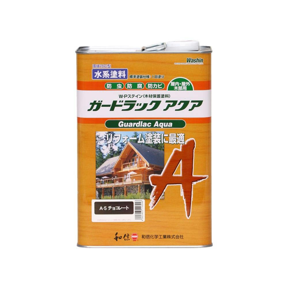 和信ペイント ガードラック プロ ＧＰ−１３ 白木色 4L ５缶セット - 5