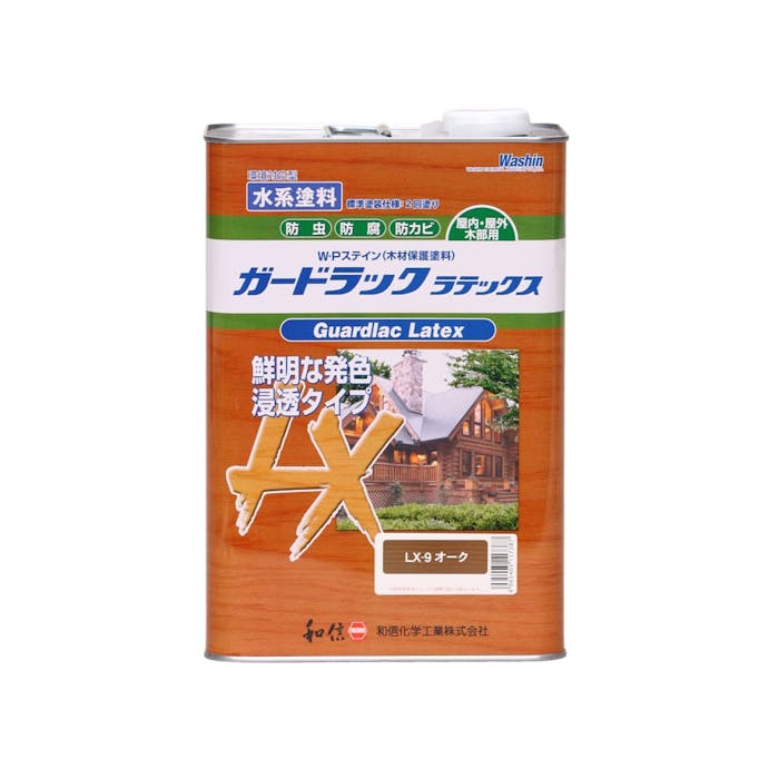 和信ペイント ガードラックラテックス オーク 3.5kg【別送品】