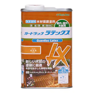 ガードラックラテックス 白木色 0.7kg【別送品】