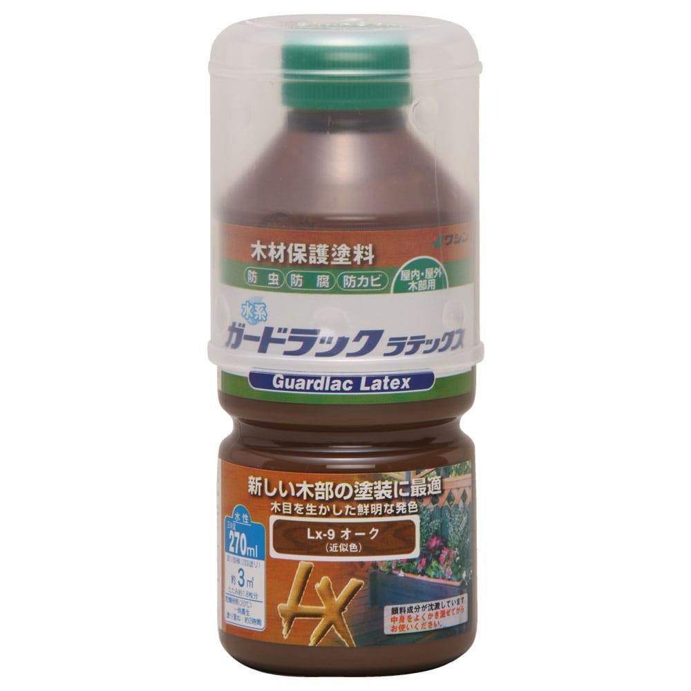 ガードラックラテックス オーク 270ml 木部塗料 ガードラックラテックス オーク 270ml 木部塗料
