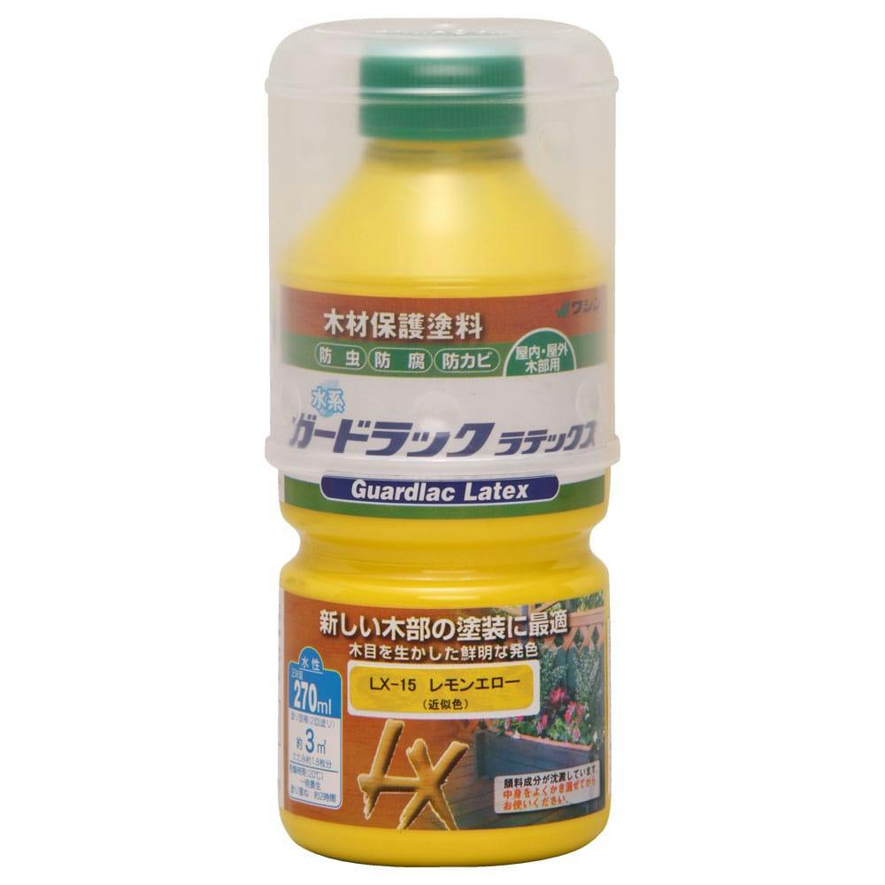 ガードラックラテックス レモンエロー 270ml 木部塗料 ガードラックラテックス レモンエロー 270ml 木部塗料